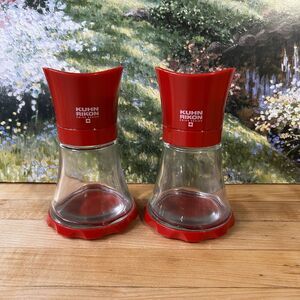 Kuhn Rikon Vase Spice Grinder Salt & Pepper Mill Red Swiss Design